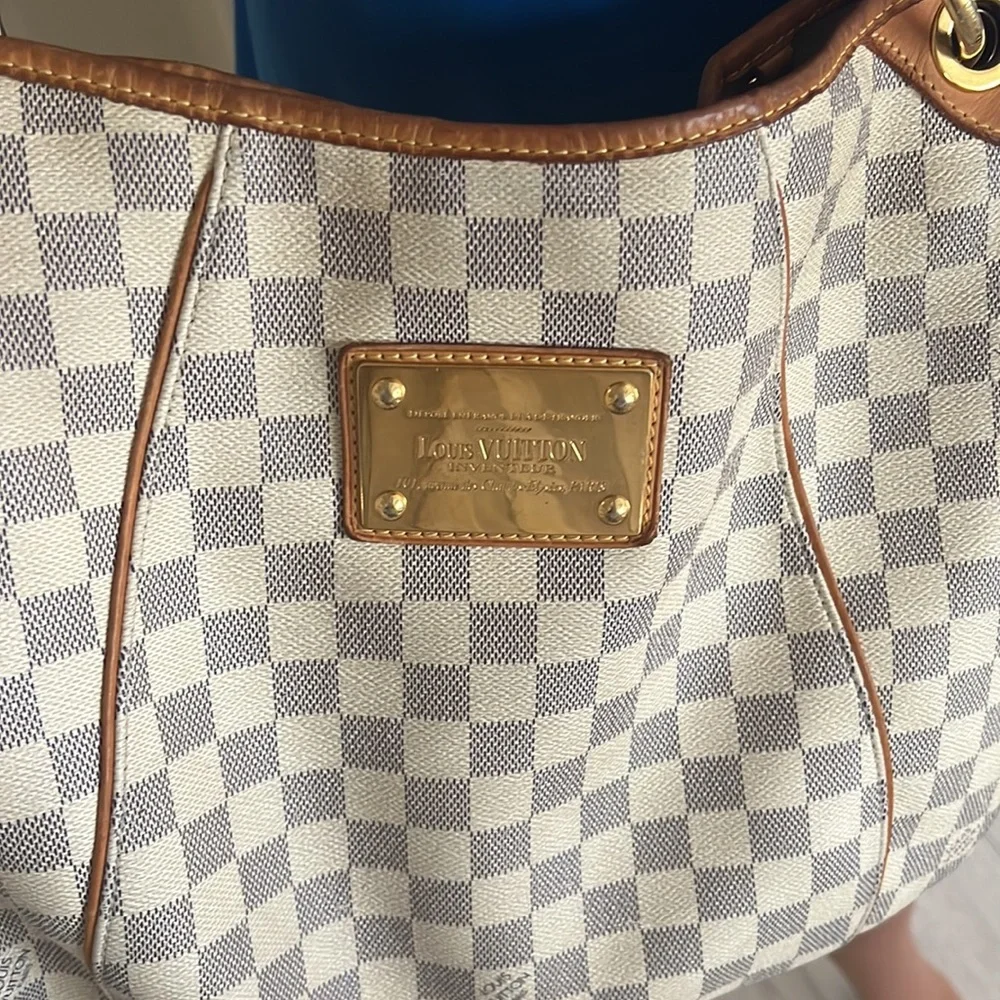 💎✨BEAUTIFUL✨💎 Louis Vuitton Galleria PM Damier Azur - Picture 11 of 16